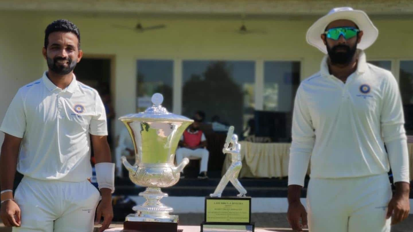 Duleep Trophy final, Day 1: West Zone finish on 250/8