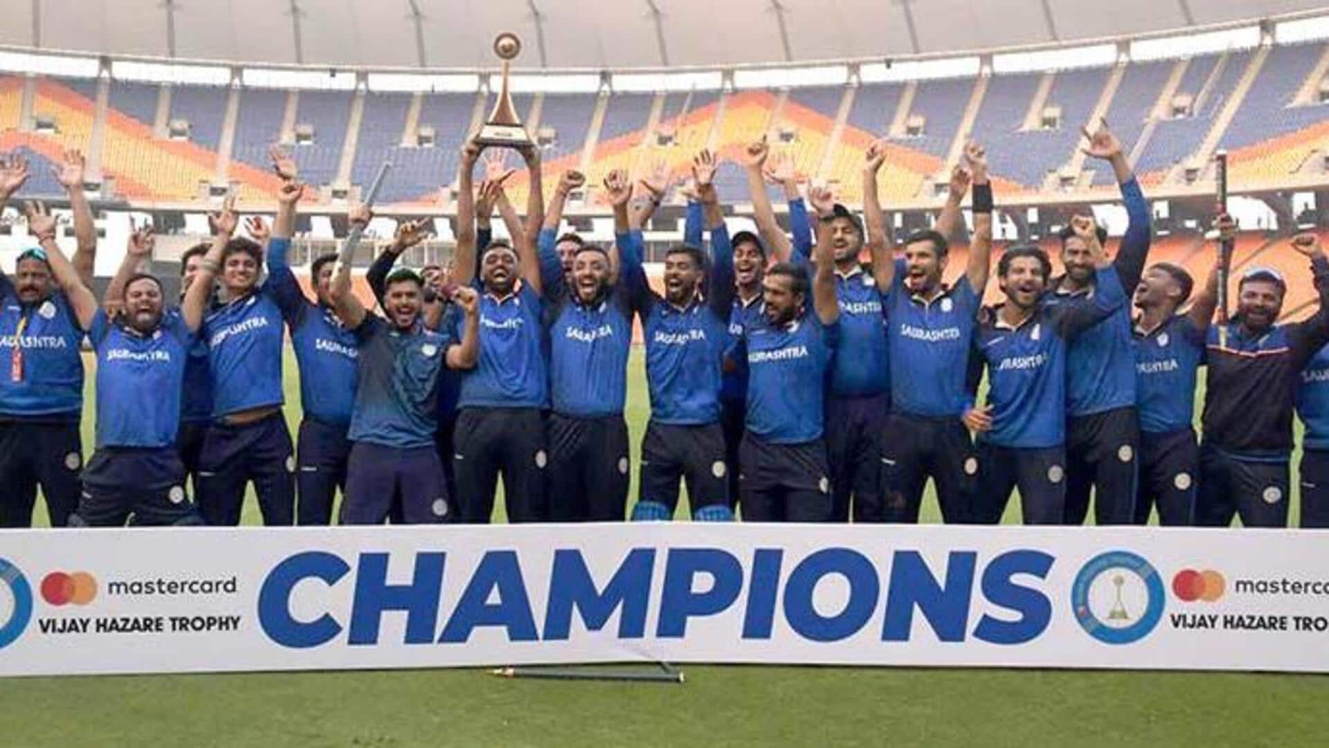 Vijay Hazare Trophy 2023: All you need to know