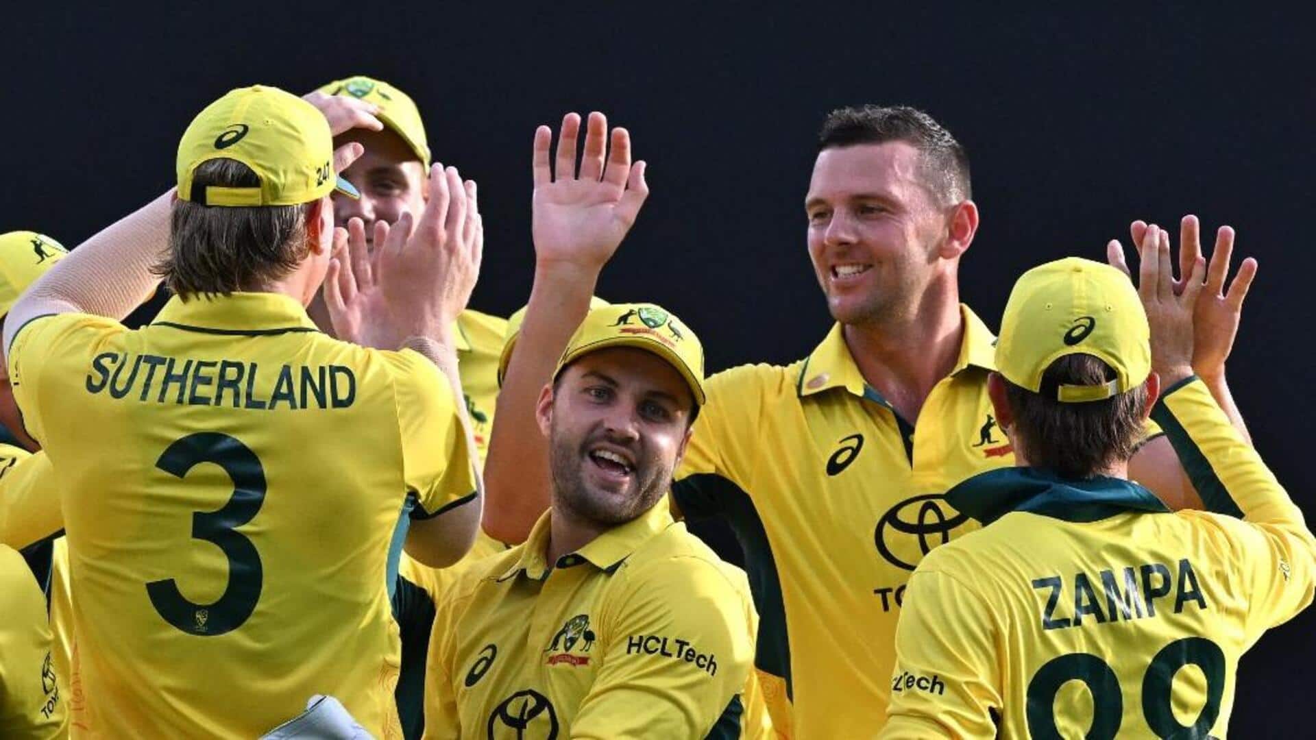 Australia win third successive ODI series versus West Indies: Stats