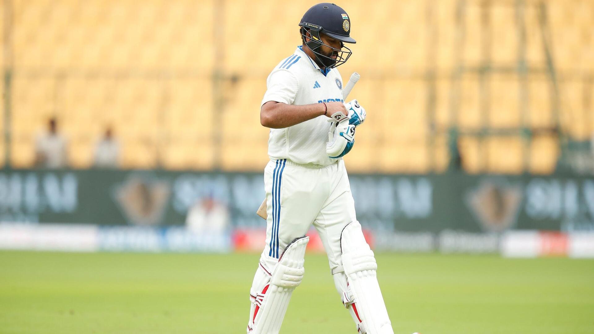 Rohit Sharma ends home season on record low (Tests): Stats