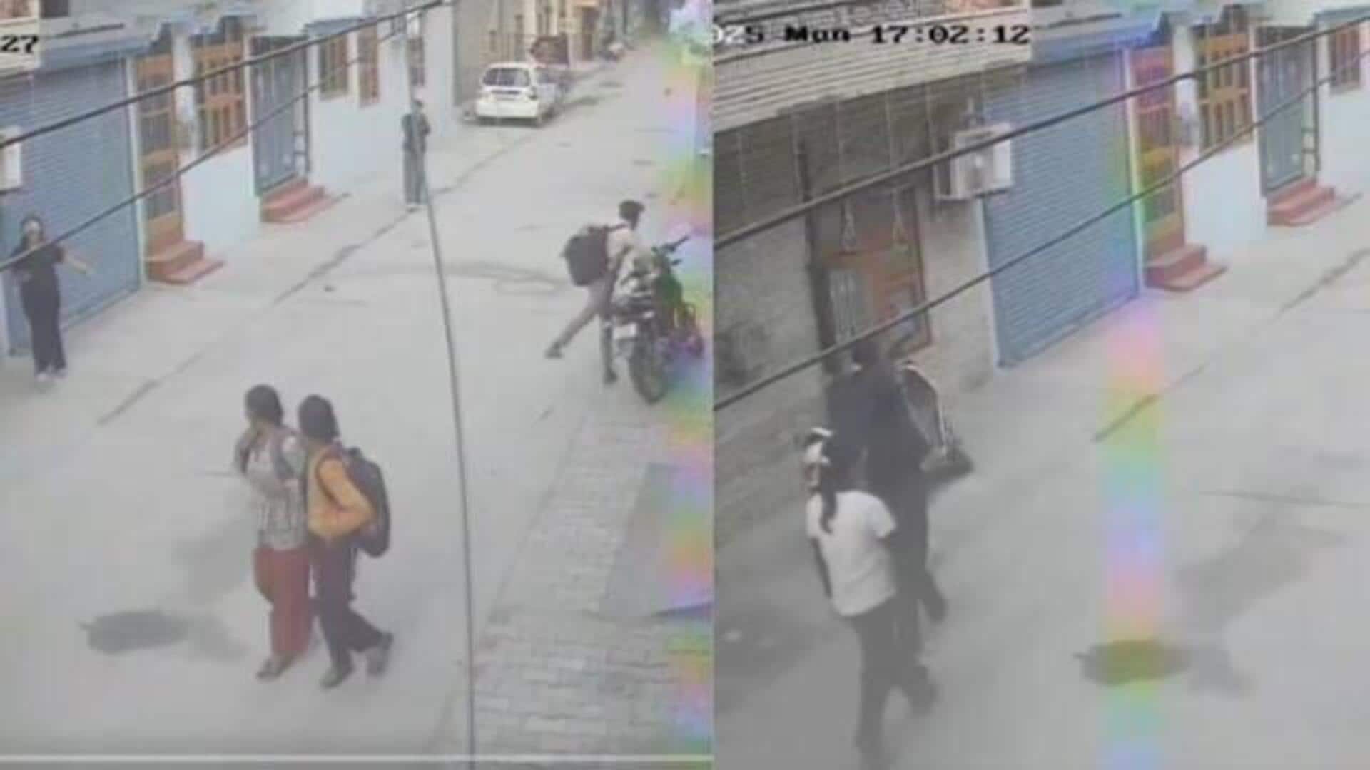 Video: Haryana girl returning from coaching shot twice by stalker 