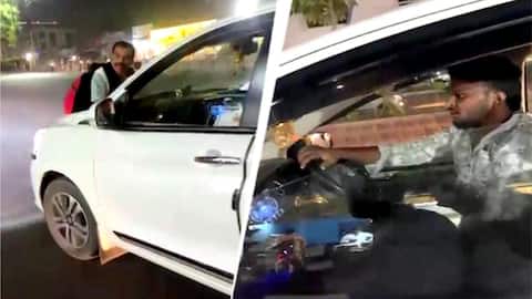 Telangana driver drags man on car bonnet after indicator dispute