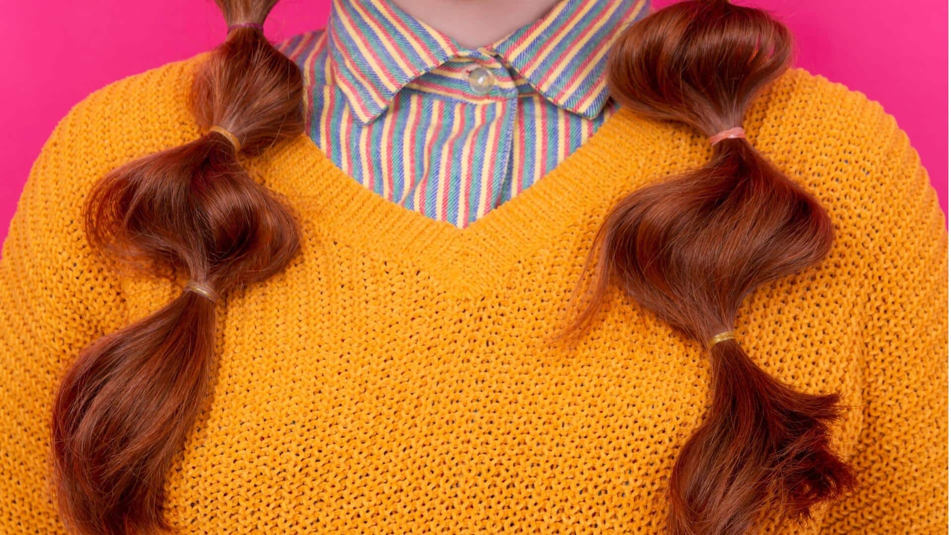 How to make bohemian bubble braids at home