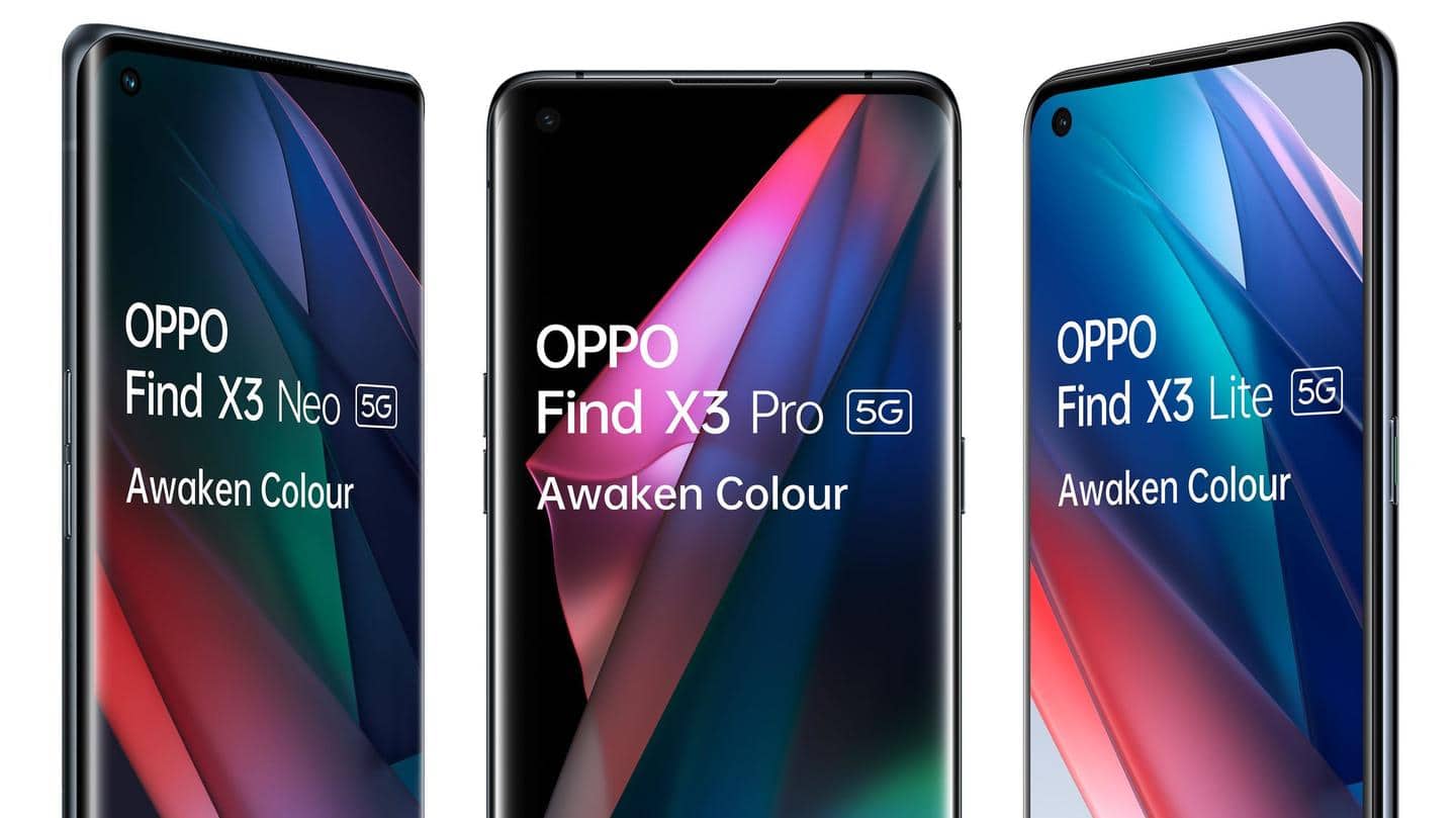 Ahead of launch, OPPO Find X3 series' prices leaked