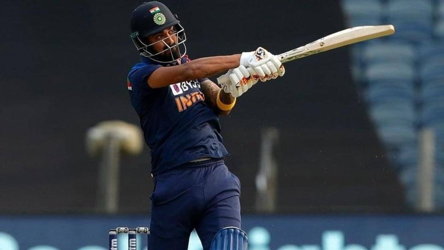 Ninth ODI fifty for Rahul Ninth ODI fifty for Rahul