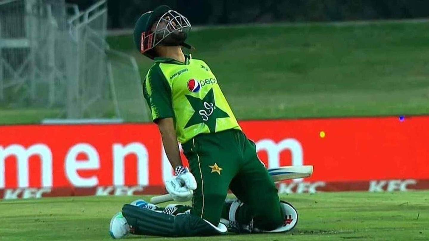 Third-most runs for Pakistan in T20Is Third-most runs for Pakistan in T20Is