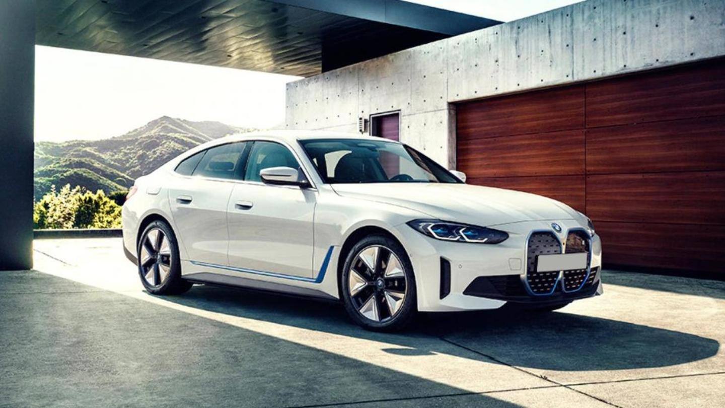 BMW i4 all-electric sedan launched at Rs. 70 lakh
