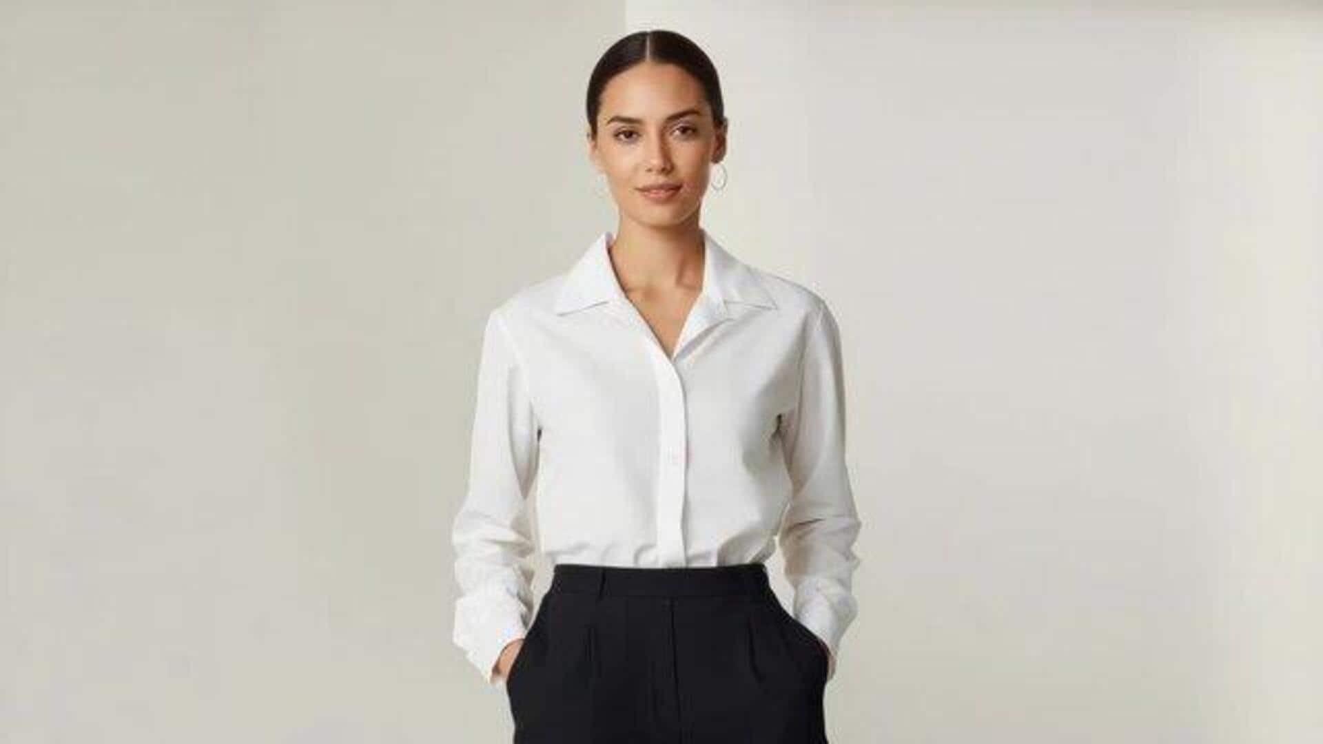 How to style a plain white shirt