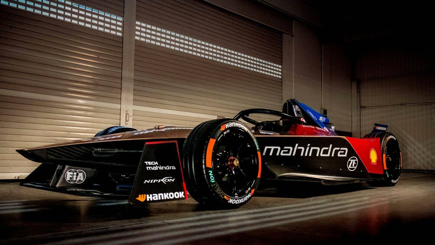 Mahindra reveals its M9Electro Gen3 race car for Formula E