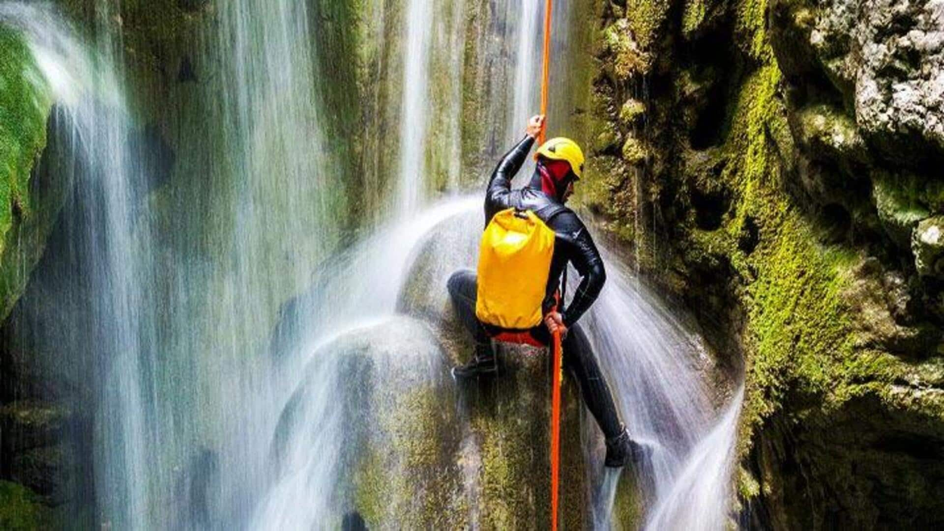 Canyoning in the river gorges of Mauritius