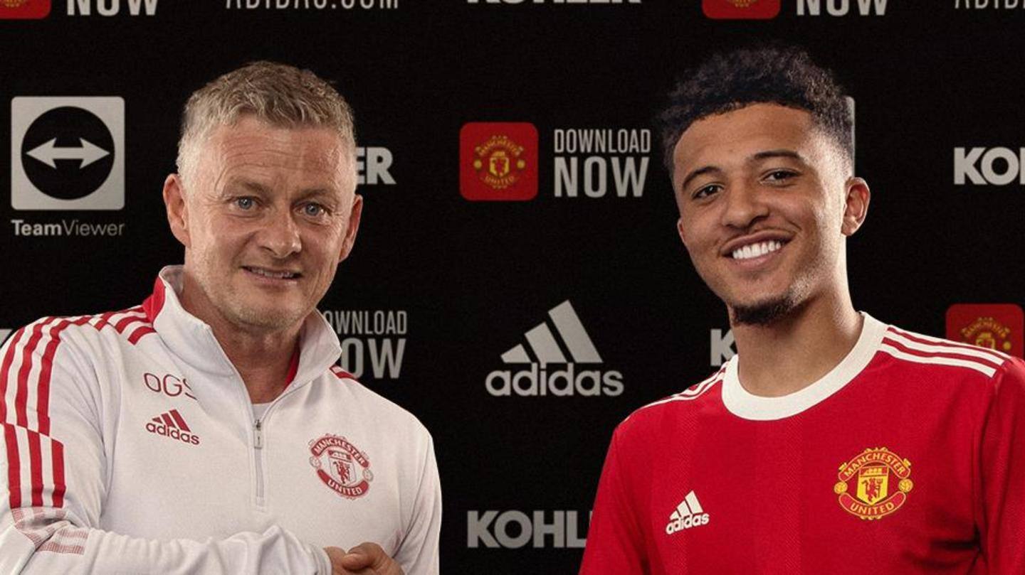Jadon Sancho completes £73m move to Manchester United Jadon Sancho completes £73m move to Manchester United