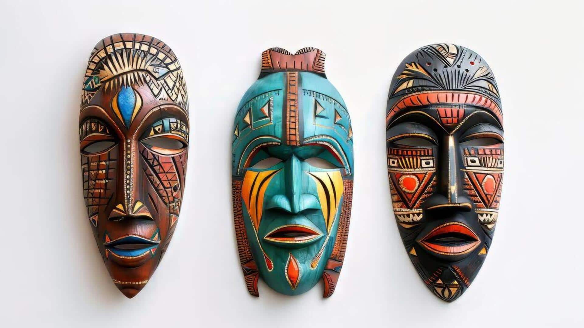How to create decorative clay masks 