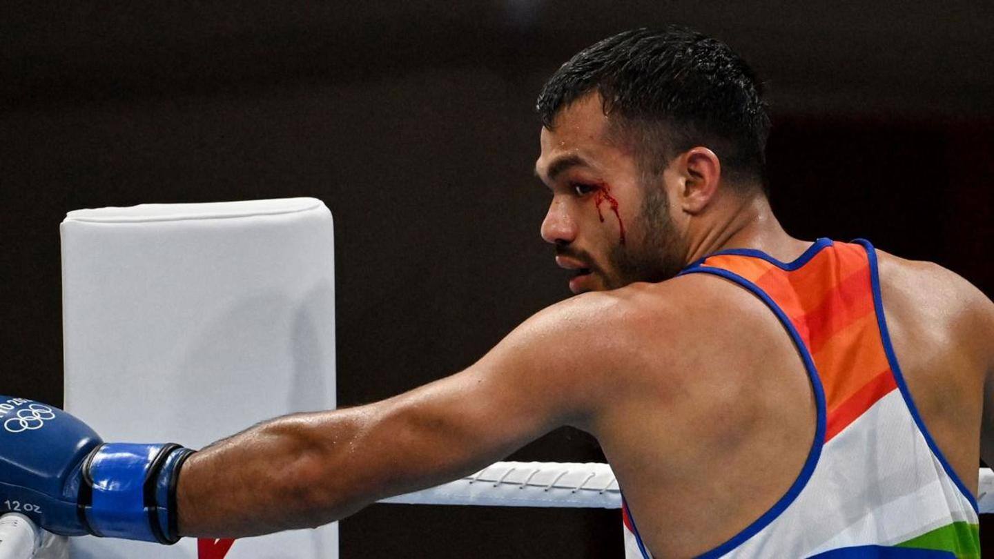 Boxing: Vikas Krishan ousted in 69kg category Boxing: Vikas Krishan ousted in 69kg category