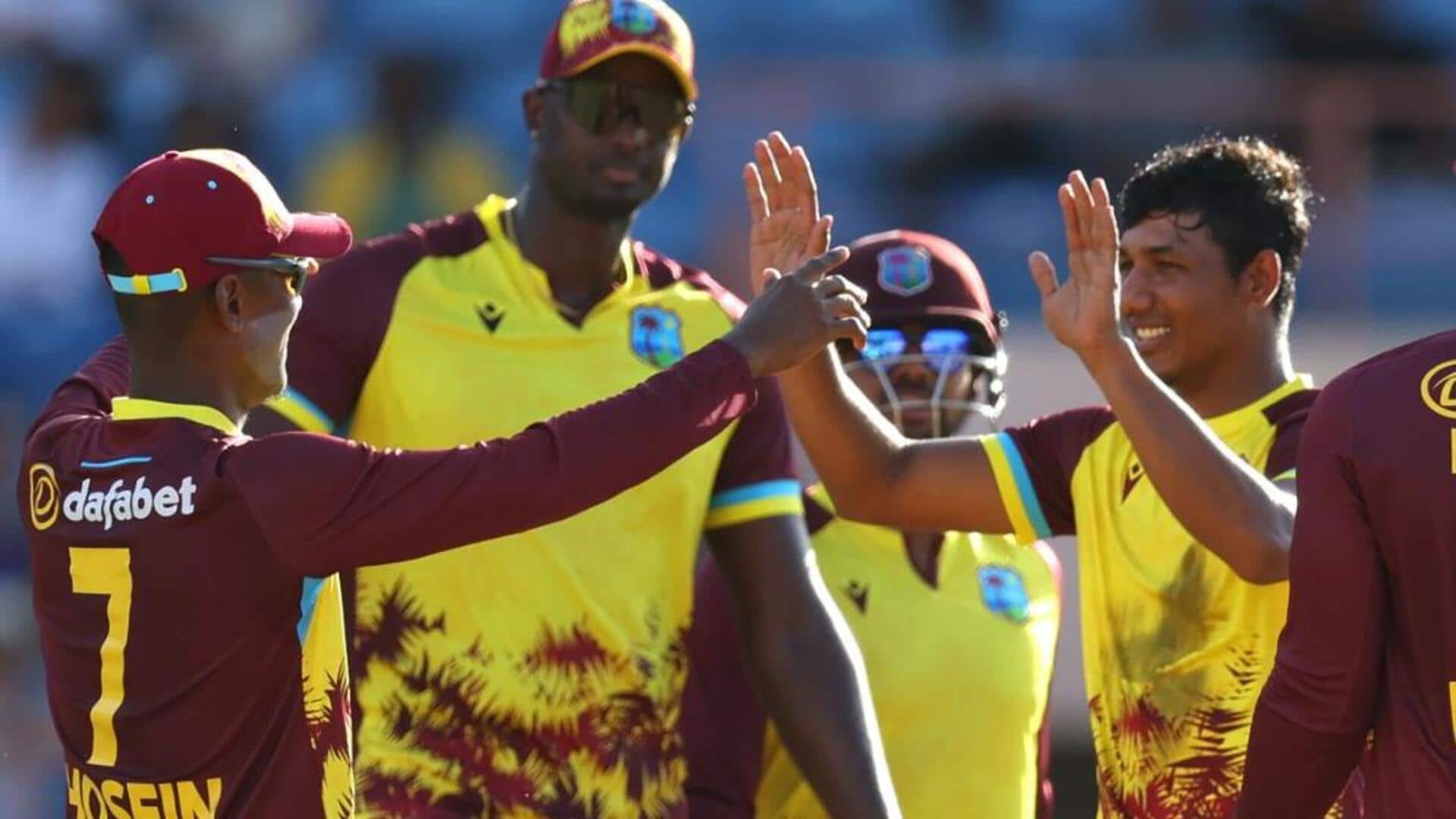 West Indies beat England in 2nd T20I: Key stats