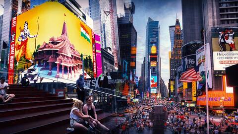 Ram Mandir's consecration: NYC's Times Square to show live telecast 
