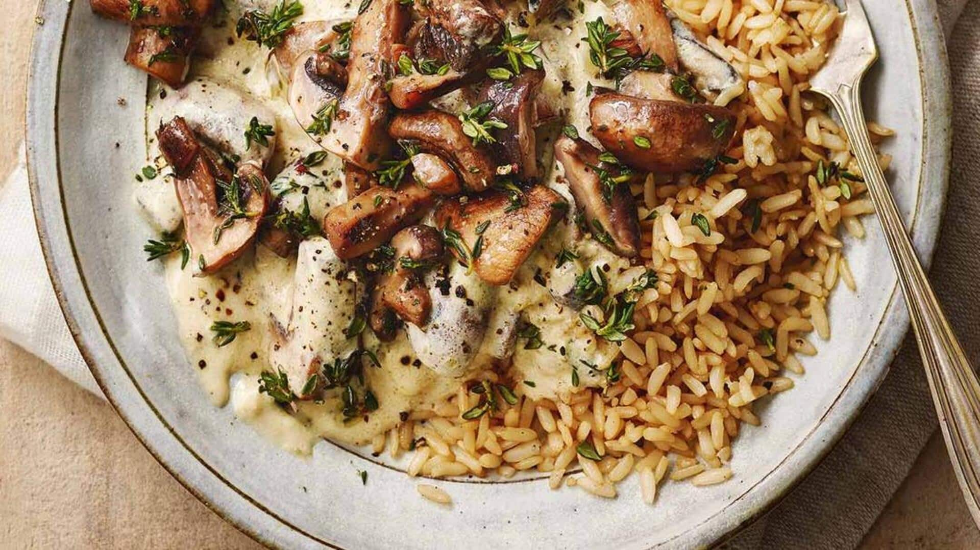 Explore various twists on the classic mushroom stroganoff recipe