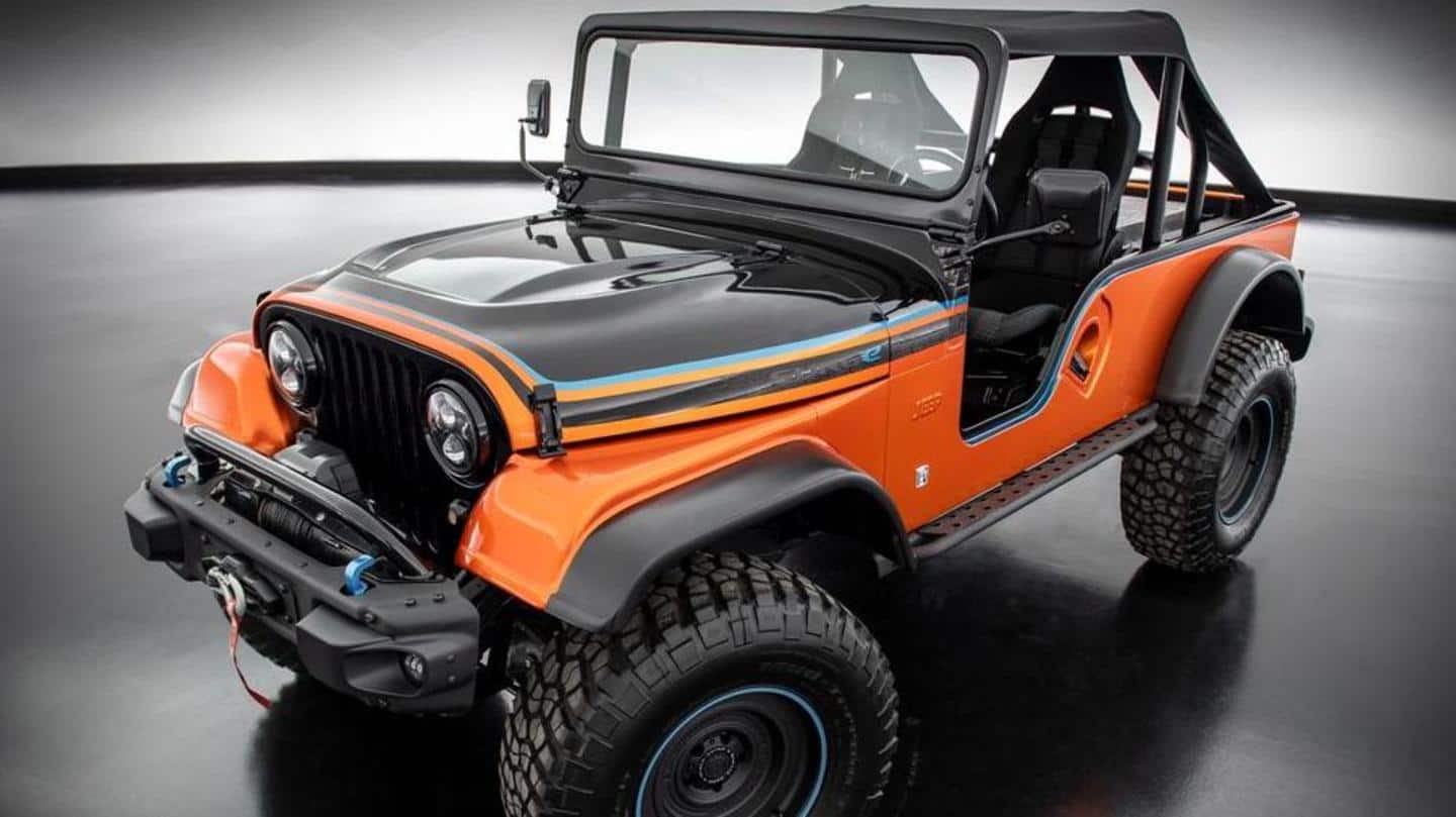 Jeep CJ Surge concept arrives as a rugged, all-electric off-roader