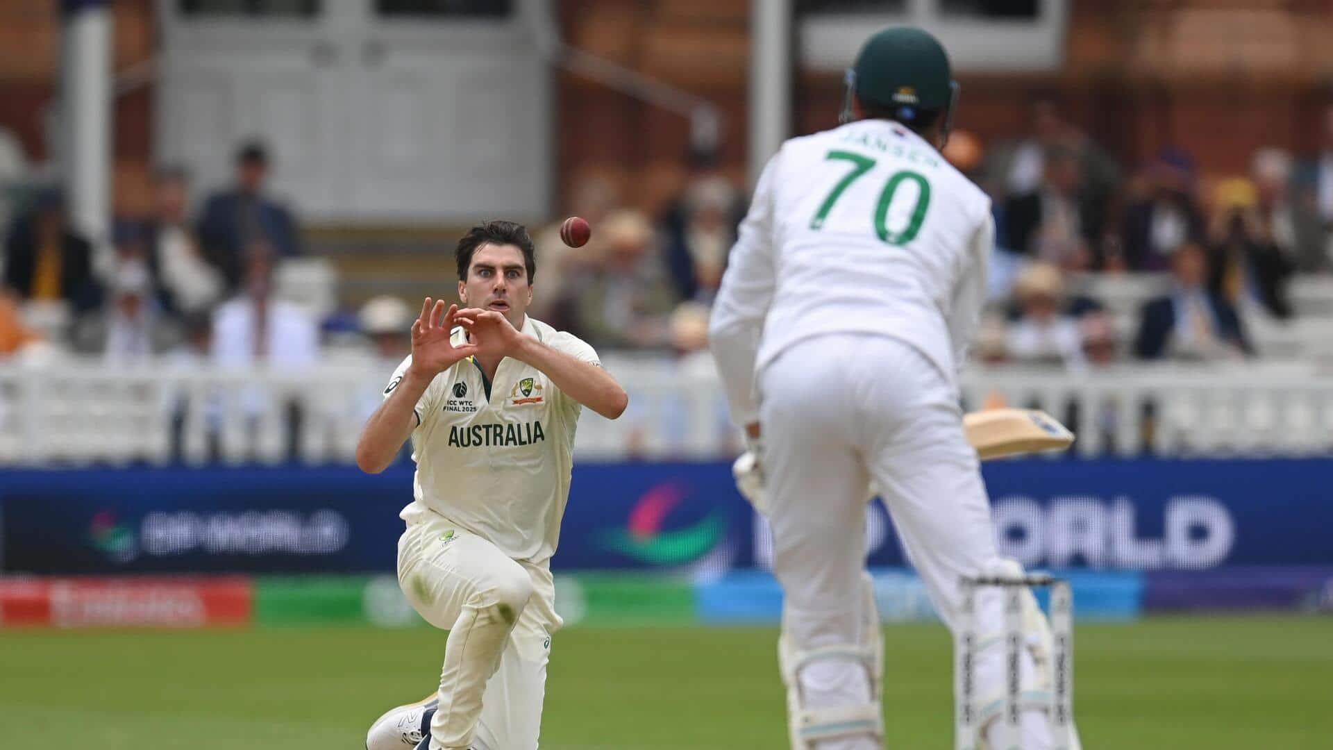 Pat Cummins finishes as the highest wicket-taker in WTC 2023-25 Pat Cummins finishes as the highest wicket-taker in WTC 2023-25
