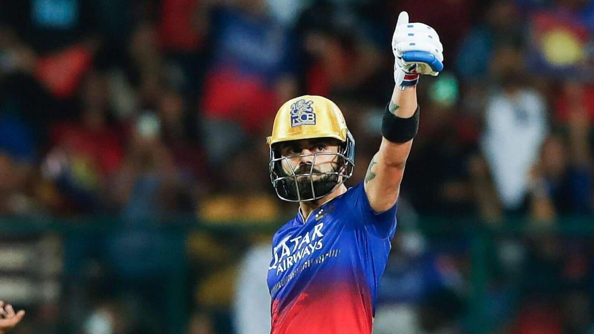 IPL: Most sixes by Virat Kohli in a season