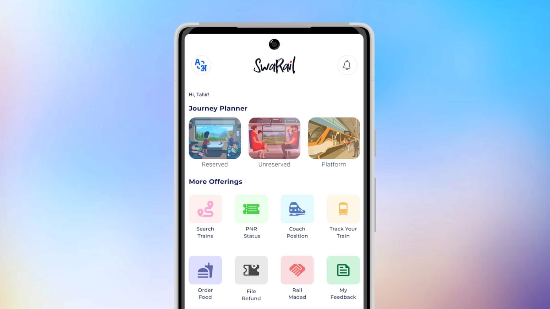 SwaRail, Indian Railways' super app, is now available for use SwaRail, Indian Railways' super app, is now available for use