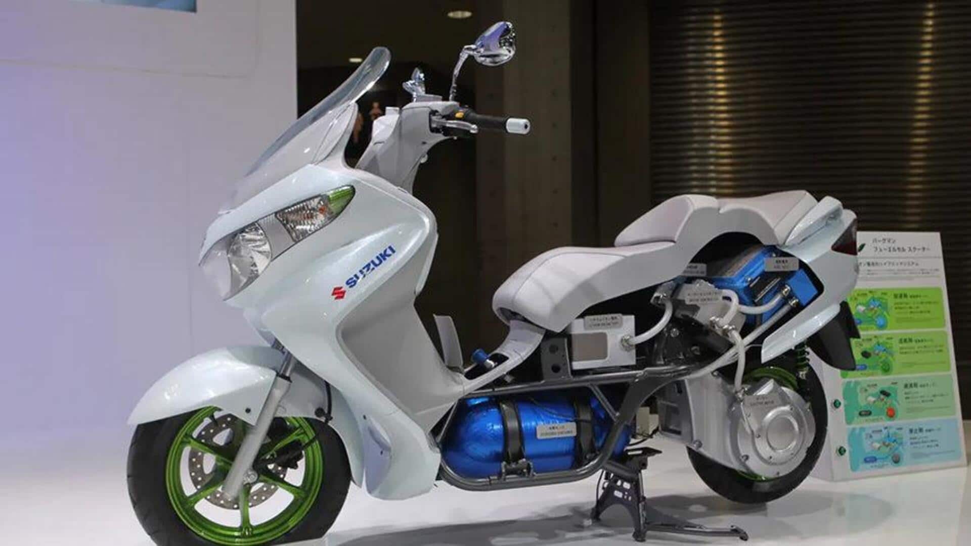 This stylish Suzuki scooter will soon run on hydrogen