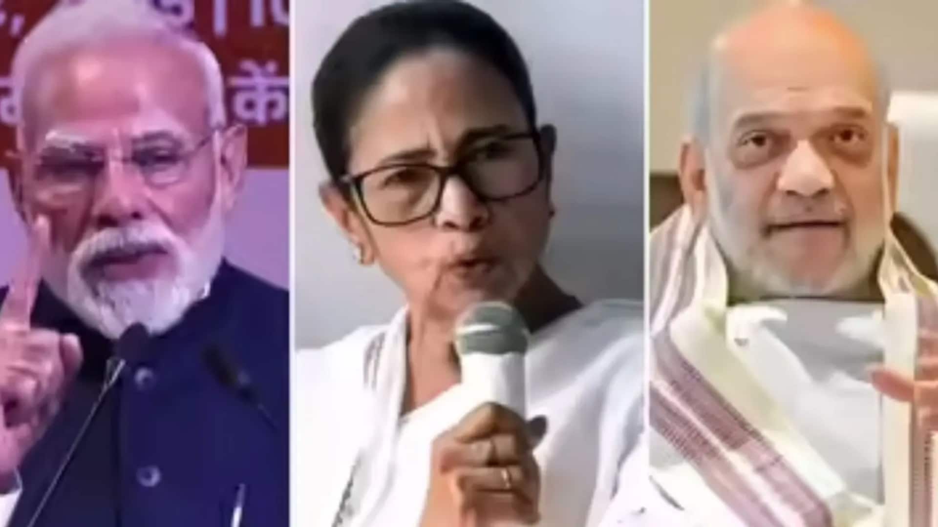Modi, Shah slam TMC over 'syndicate raj'; Mamata hits back