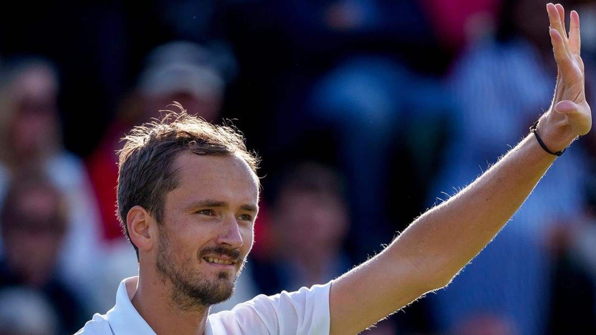 Daniil Medvedev reaches his 10th Grand Slam quarter-final: Key stats