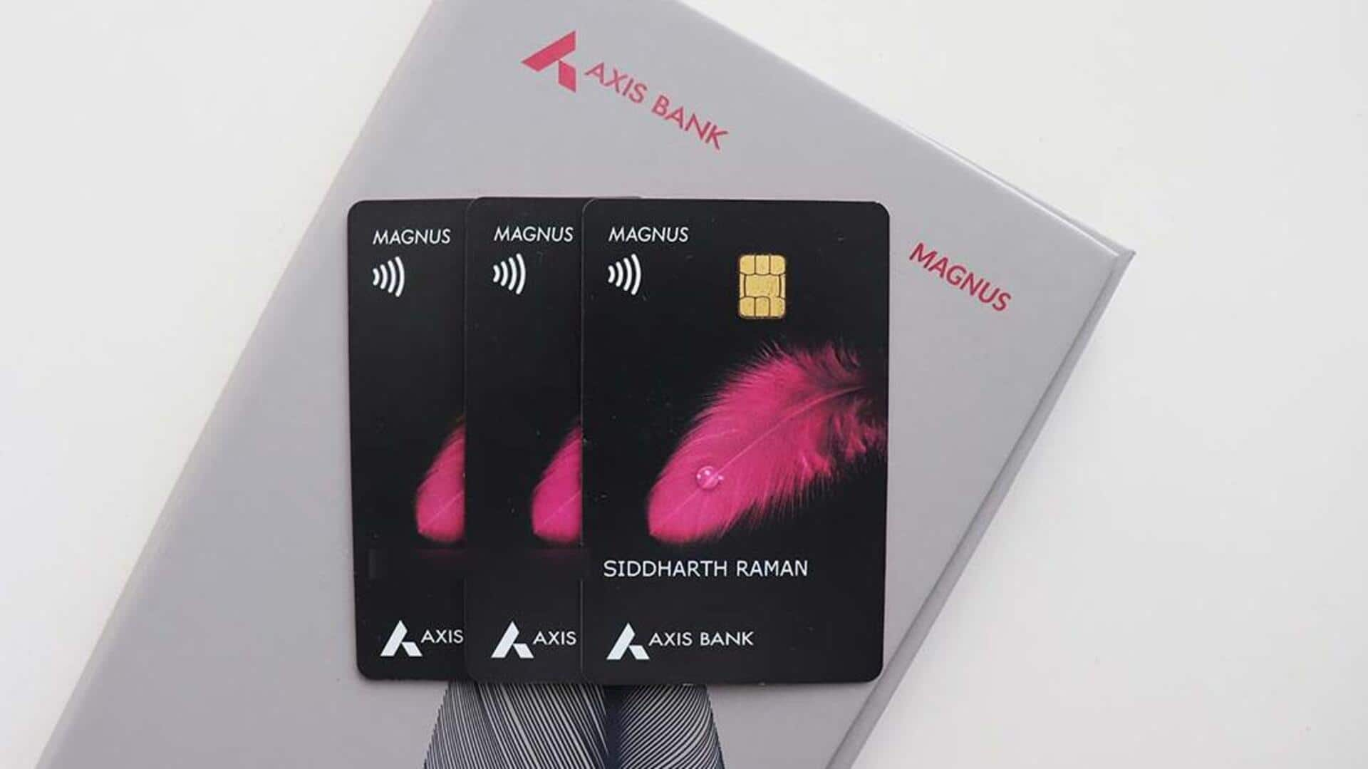 Axis Bank revises credit card fees: Check new charges