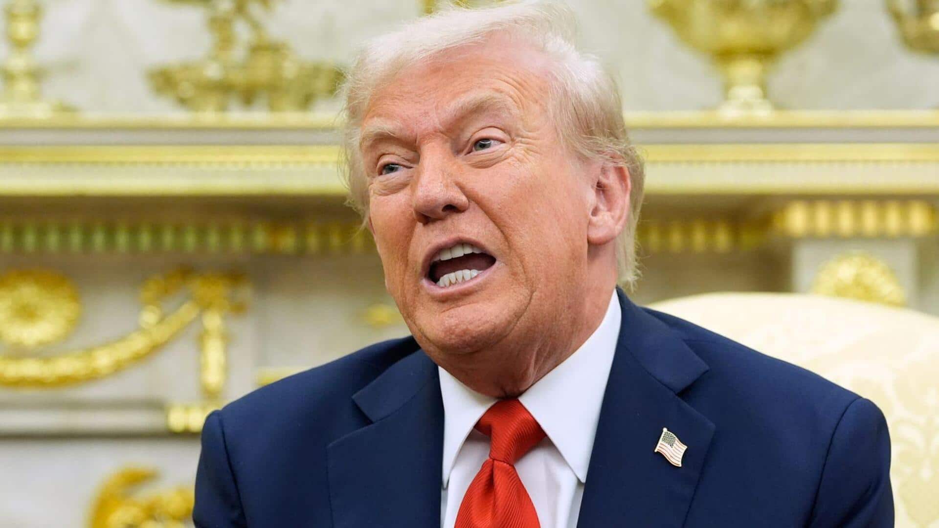 Trump announces an extra 100% tariff on imports from China