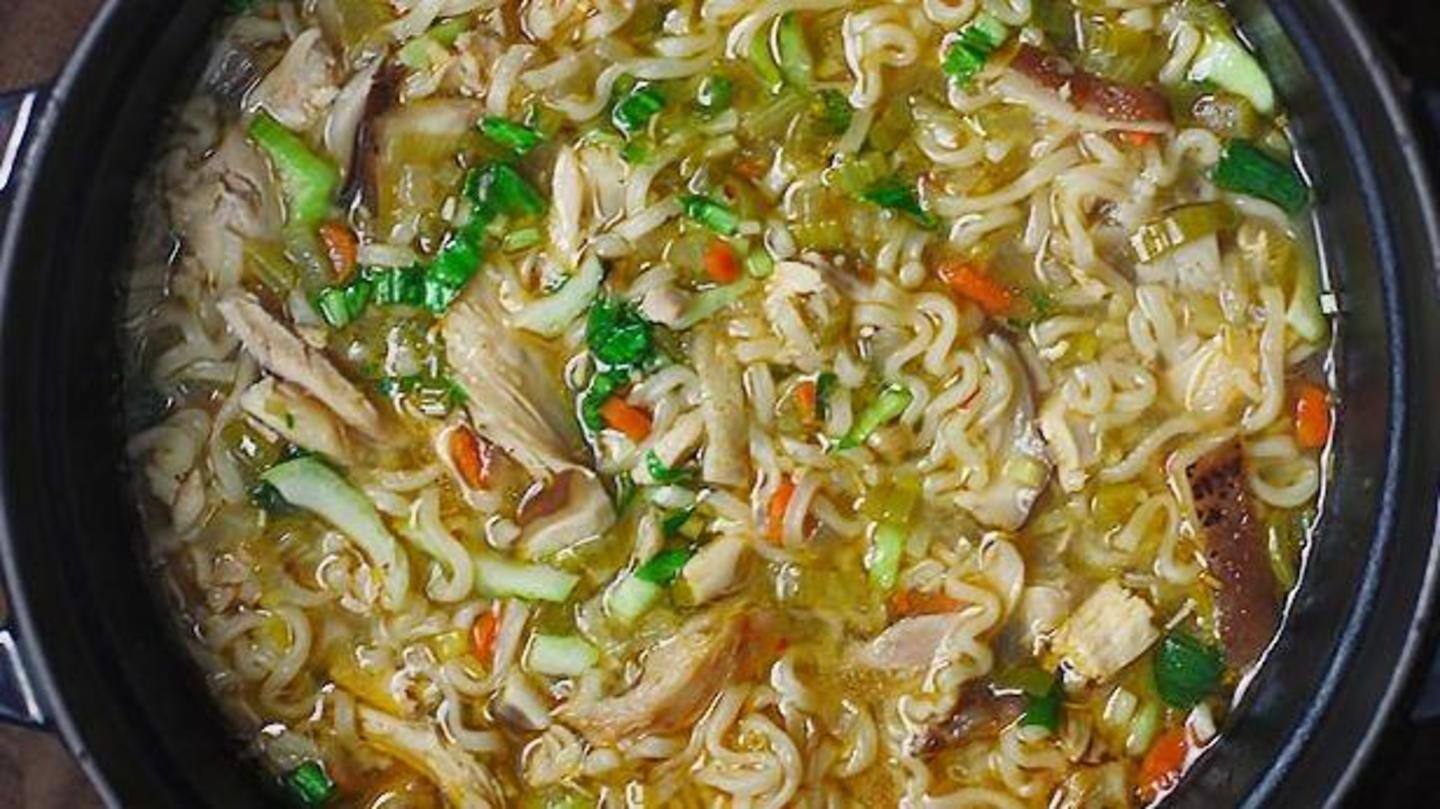 Hot and sour ramen soup Hot and sour ramen soup