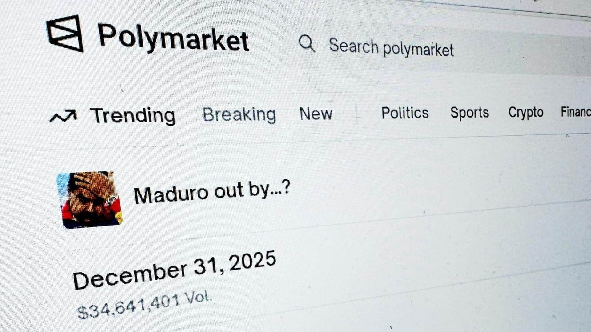 US soldier arrested after $400,000 insider bet on Maduro capture