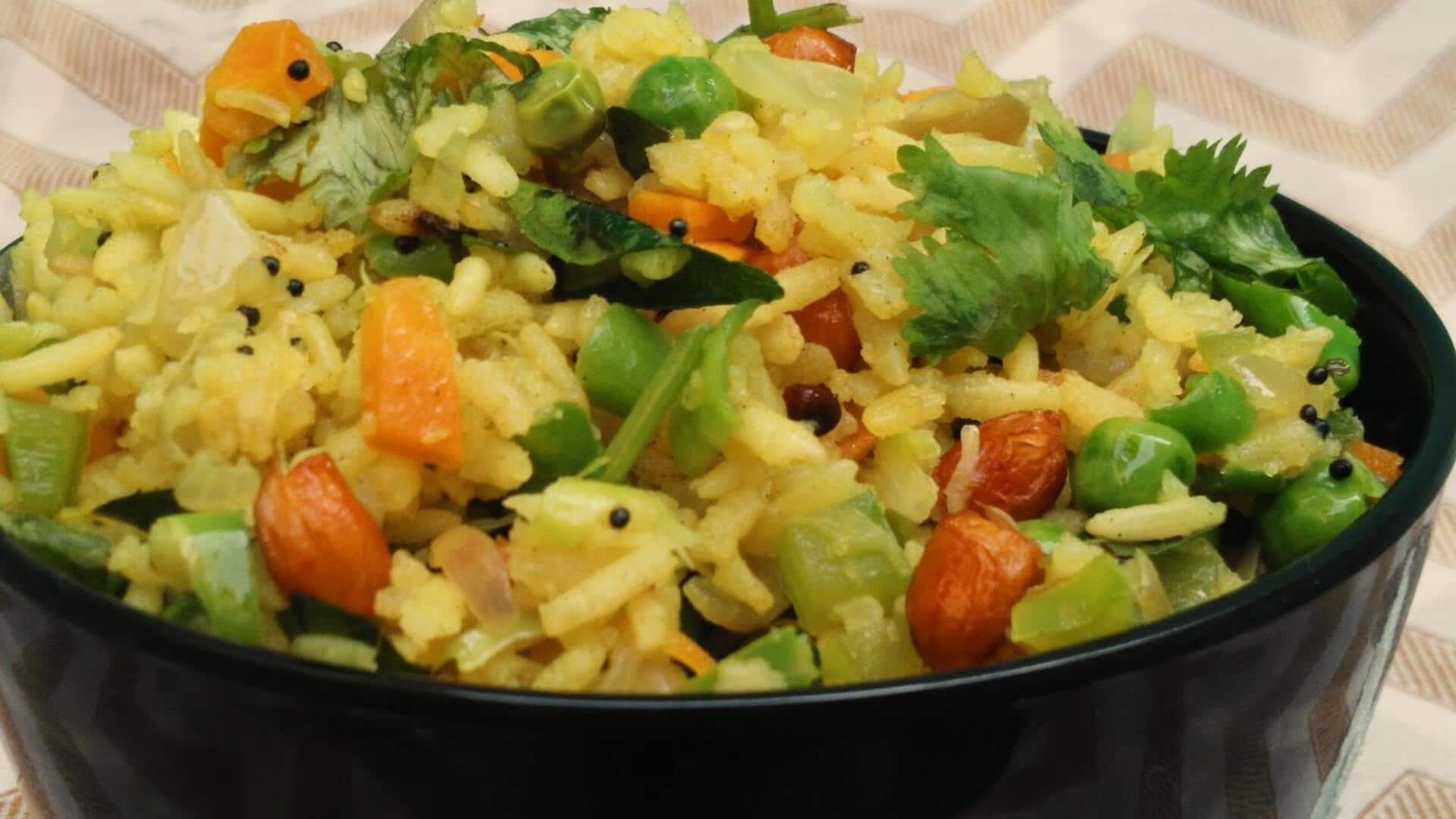 How to make puffed rice upma at home