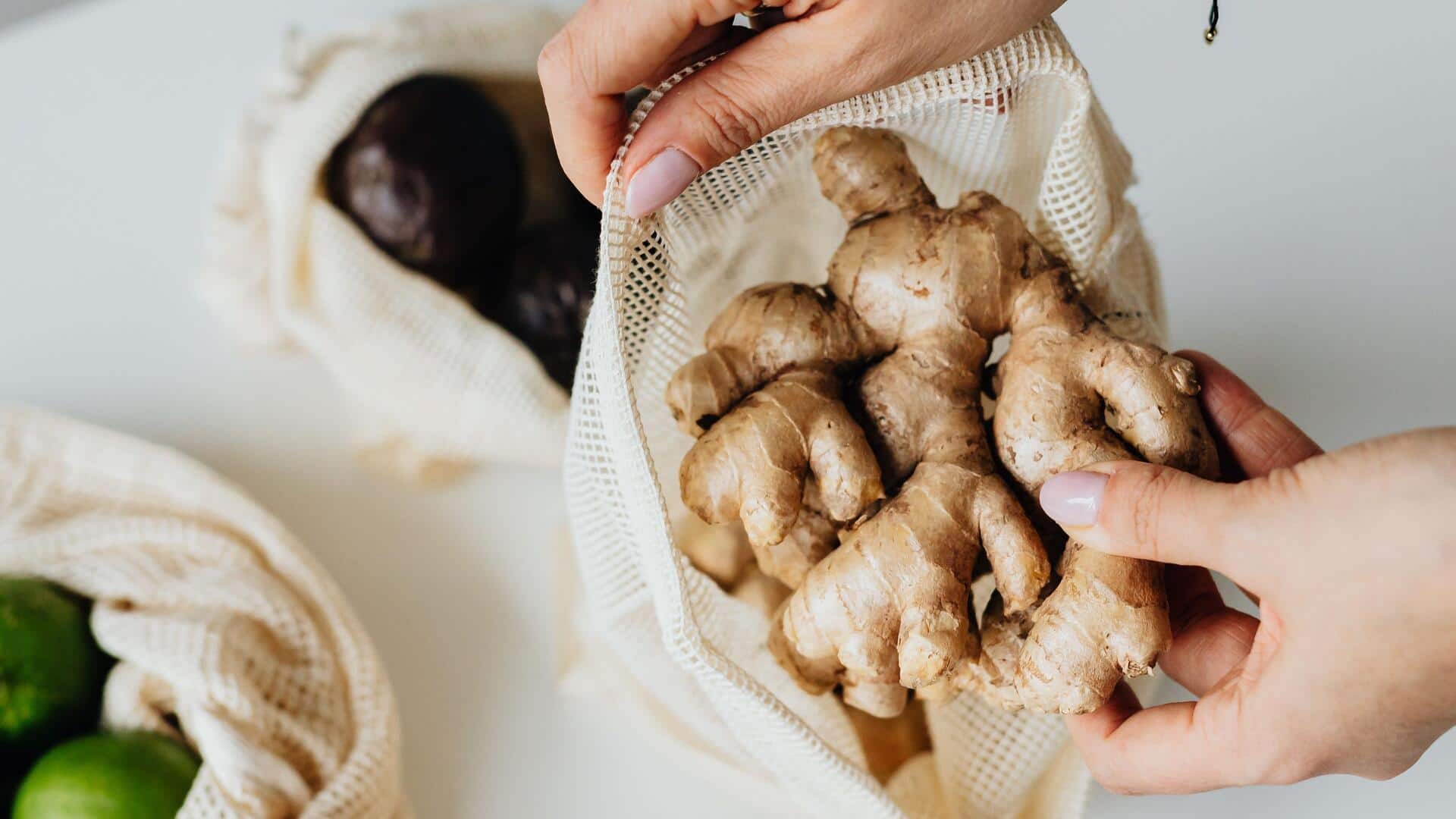 Easy ways to peel, grate, and store ginger