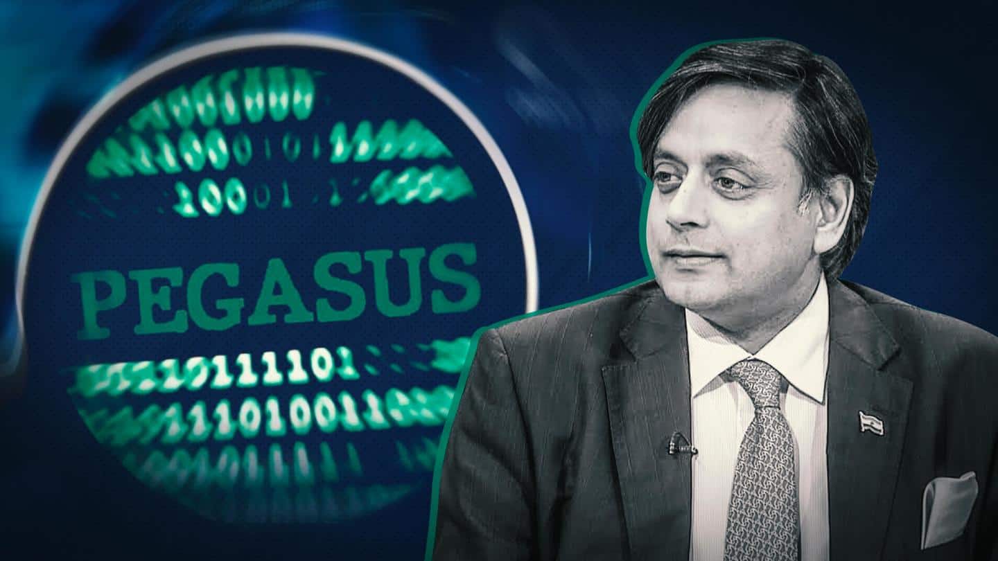 Shashi Tharoor rules out JPC probe on Pegasus scandal