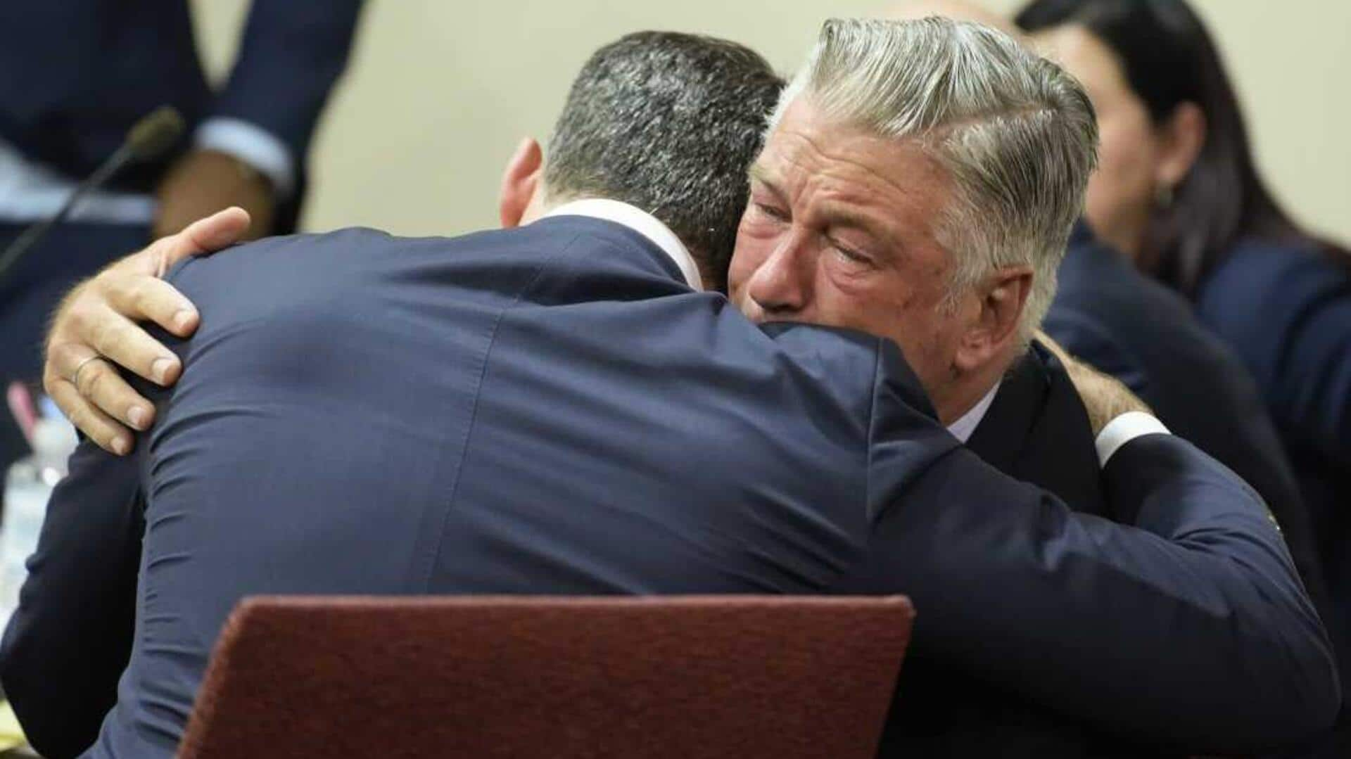 Alec Baldwin's 'Rust' charges dropped; actor breaks down in tears