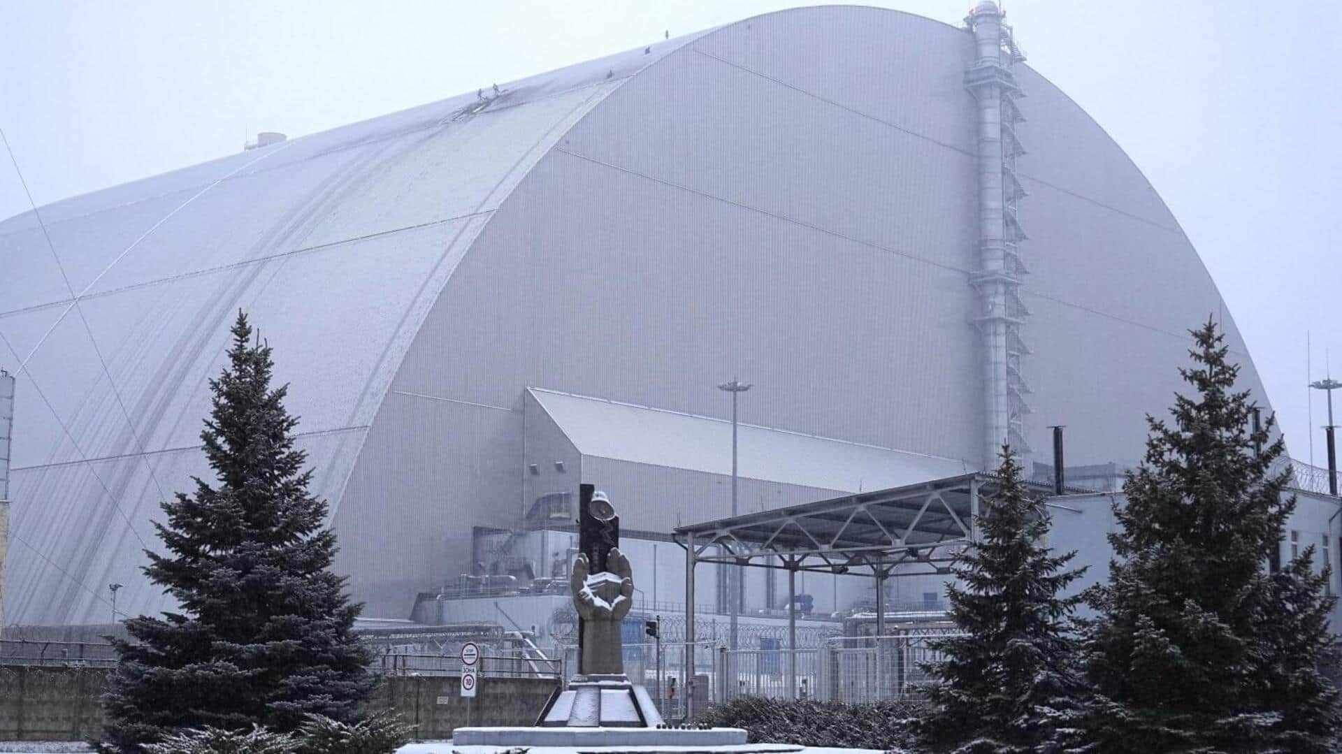 Russian drone strike hits nuclear waste facility in Chernobyl zone
