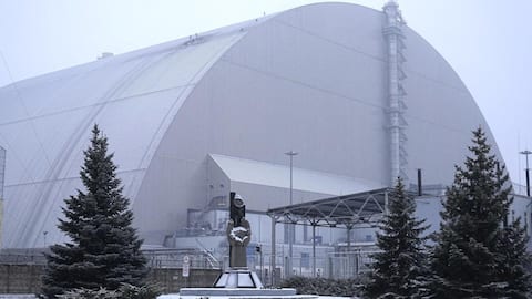 Russian drone strike hits nuclear waste facility in Chernobyl zone