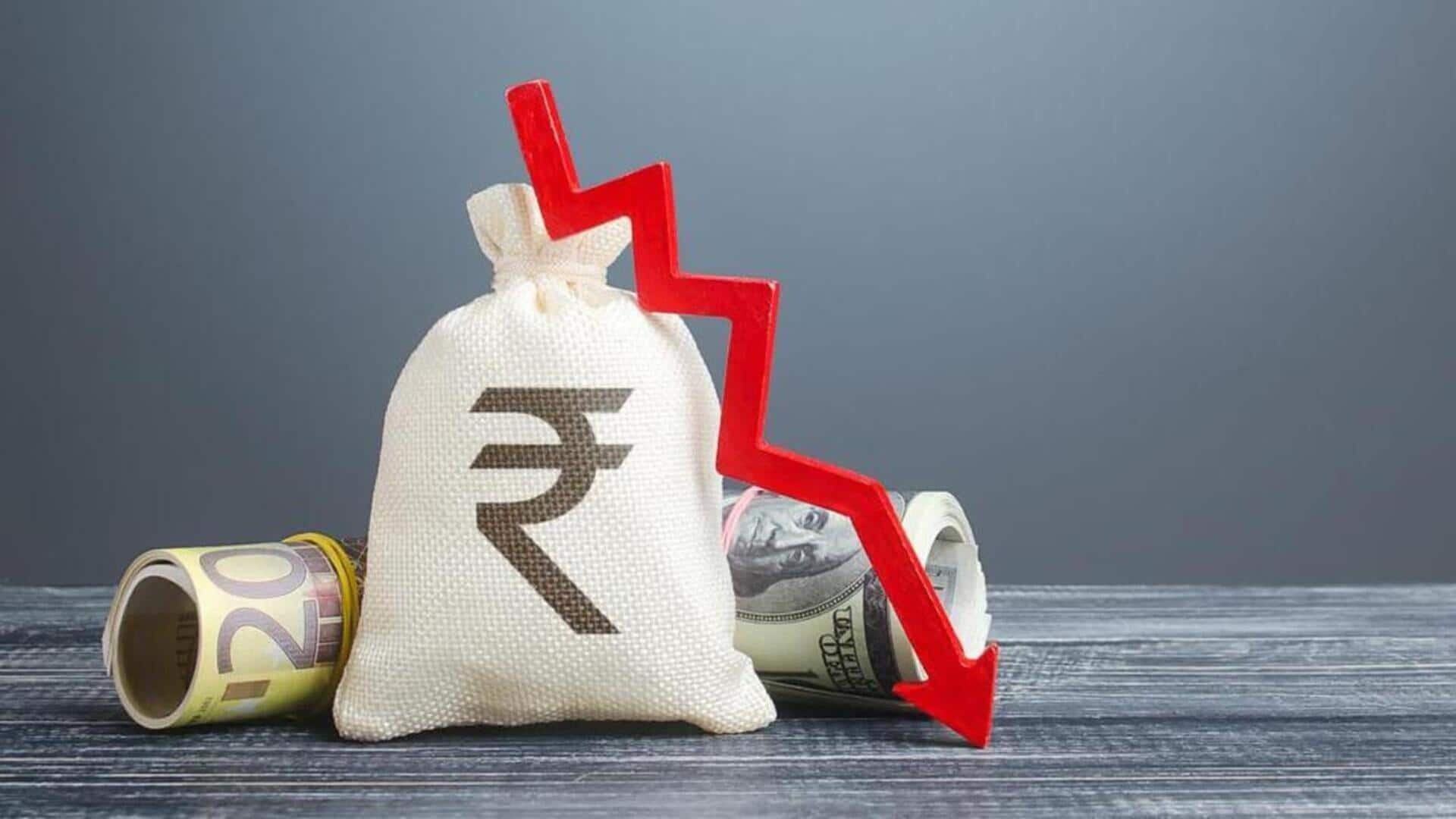 Indian rupee hits record low of 90.63 against US dollar