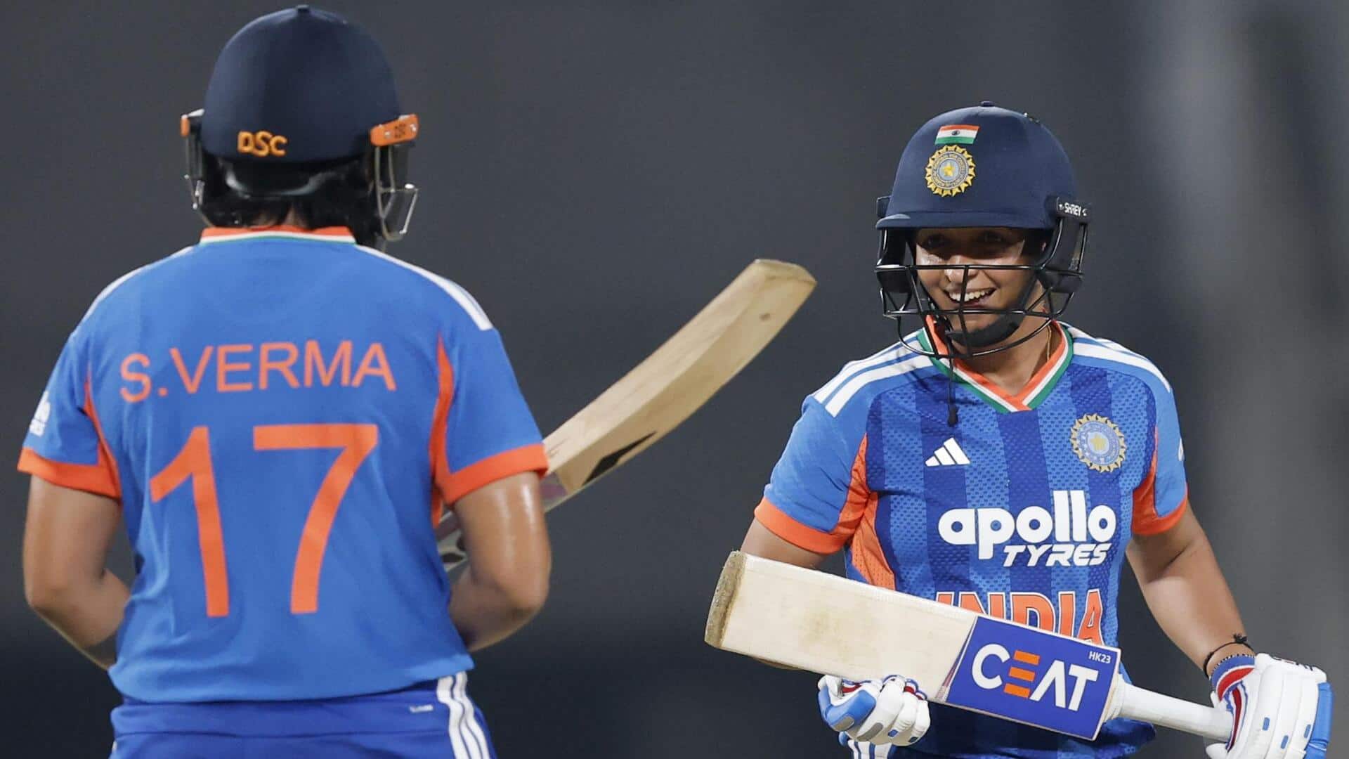 Shafali Verma slams her 13th fifty in Women's T20Is: Stats