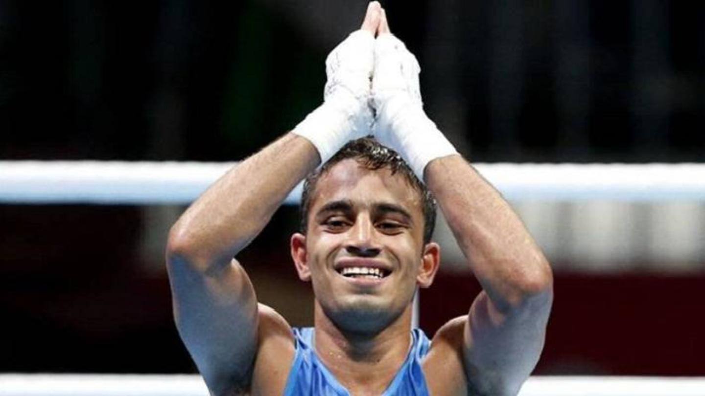 Three Indian men storm into Asian Boxing Championships final