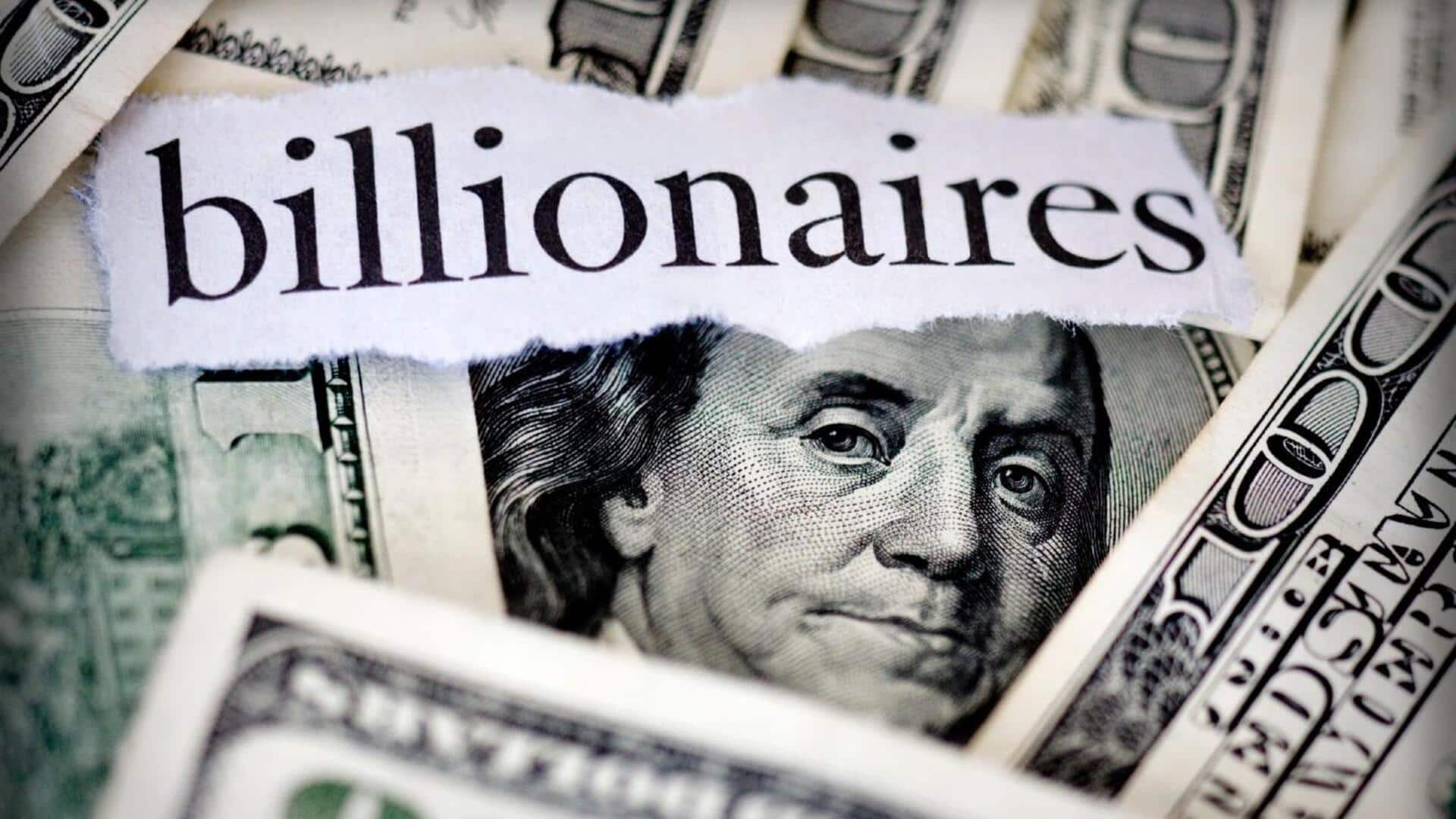 Number of billionaires to reach 4,000 in next 5 years