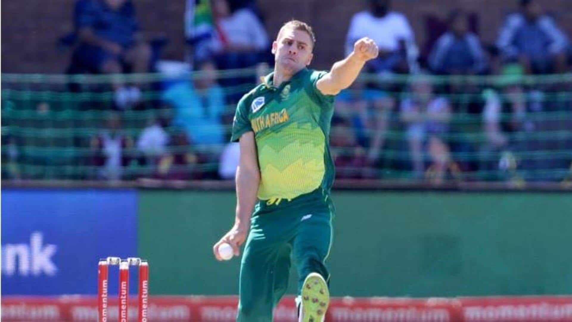 Anrich Nortje, Sisanda Magala ruled out of ODI WC: Details