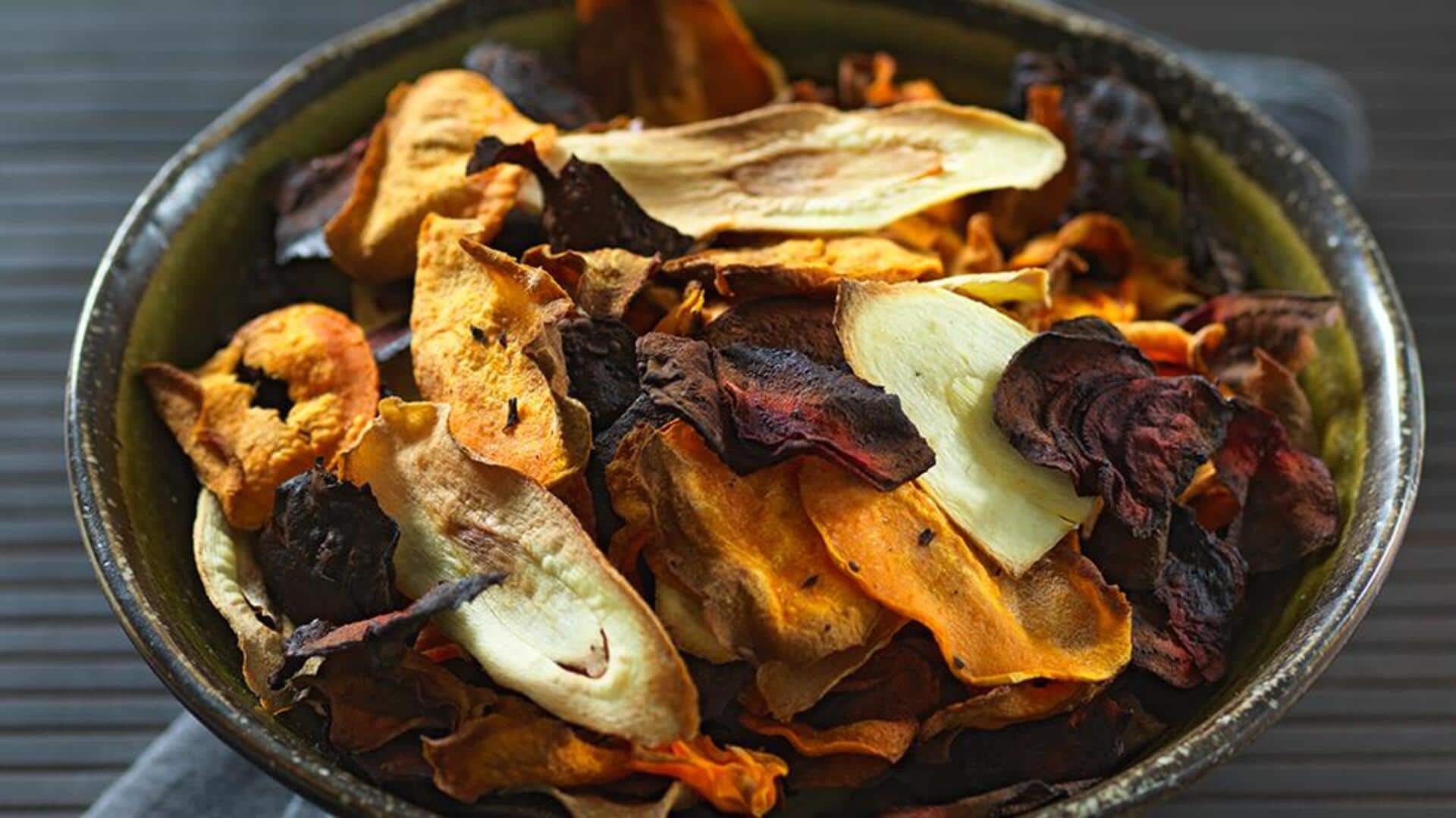 Vegetable crisps or pita chips: Which one to choose? Vegetable crisps or pita chips: Which one to choose?