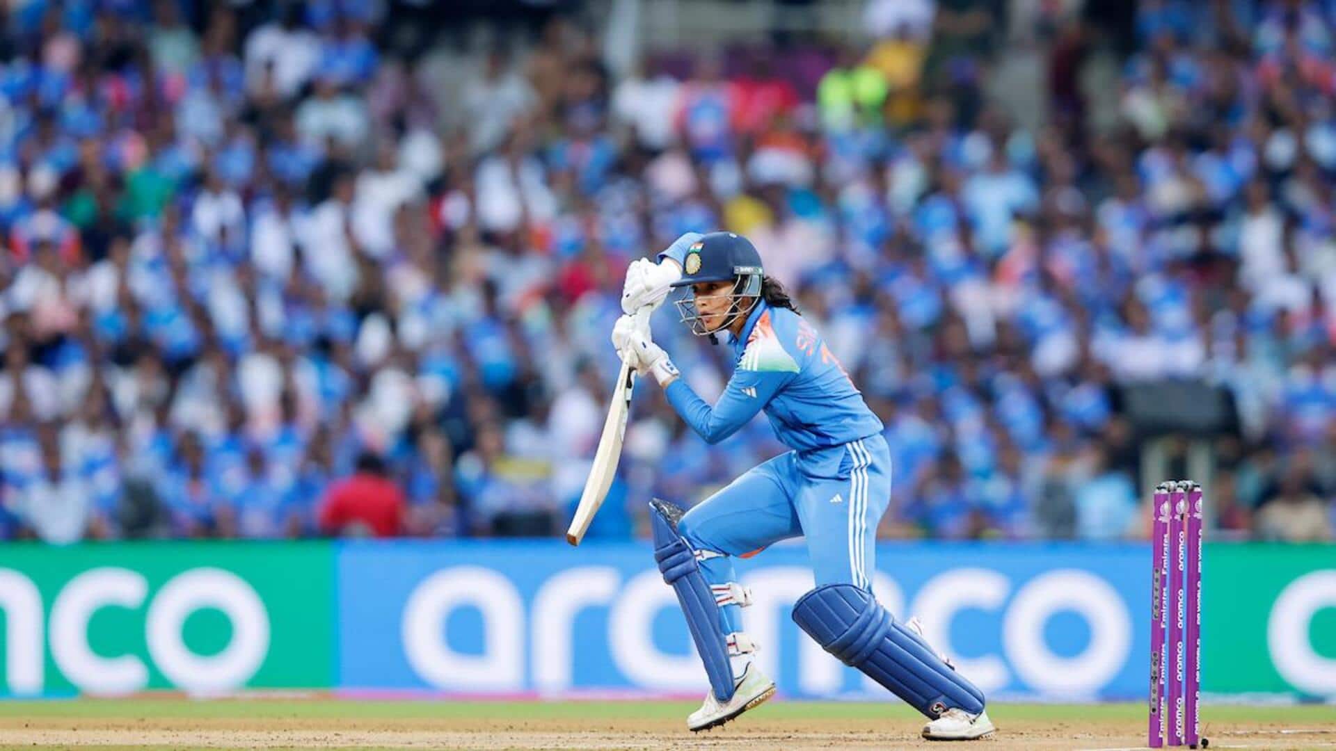 Smriti Mandhana attains this massive Women's World Cup record: Details