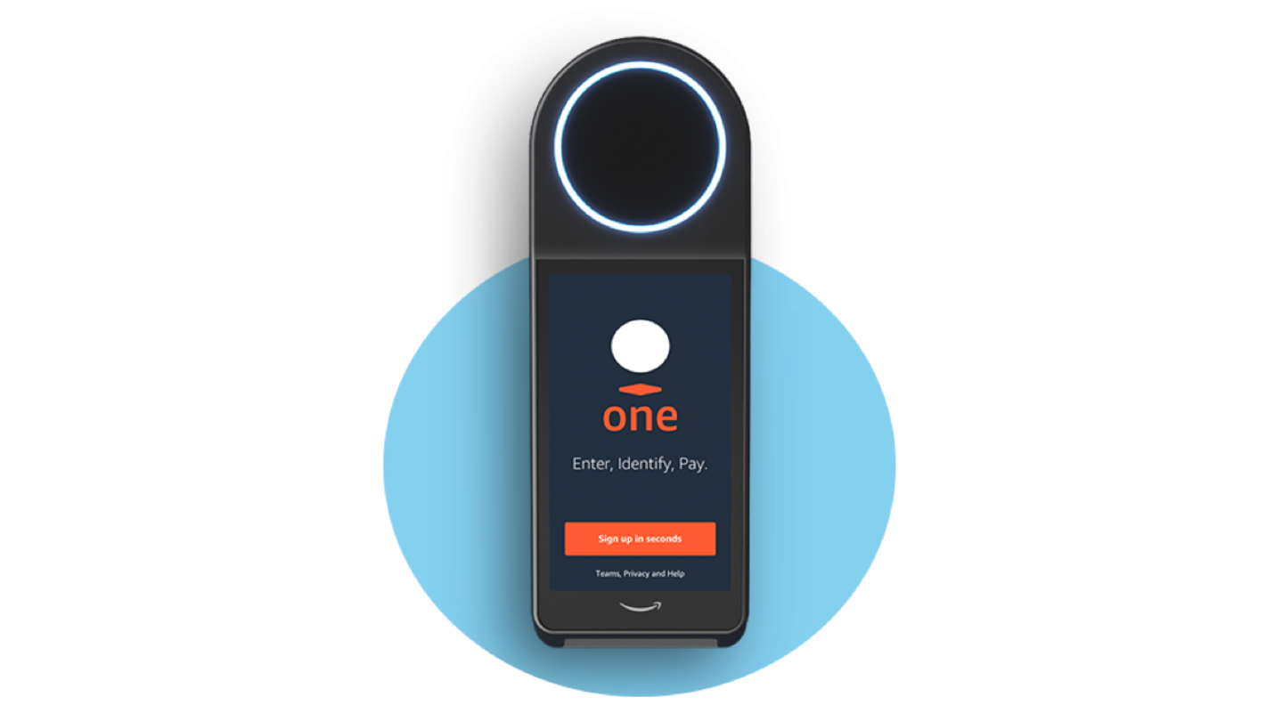 Amazon's palm scan captures surface details and subcutaneous features Amazon's palm scan captures surface details and subcutaneous features