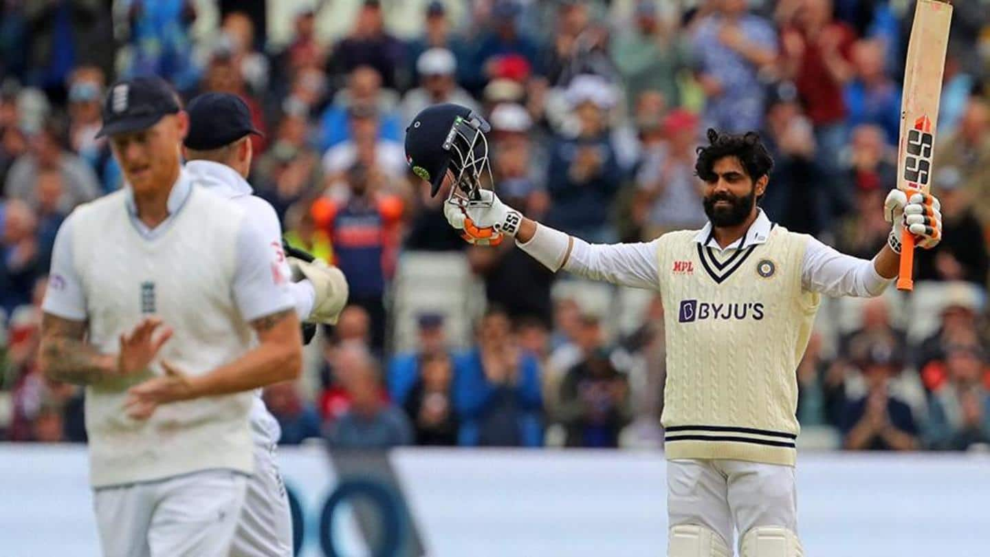 ENG vs IND: Ravindra Jadeja slams his third Test century