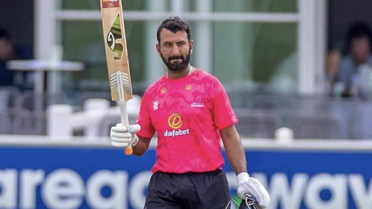 Royal London One-Day Cup: Cheteshwar Pujara slams 174 for Sussex