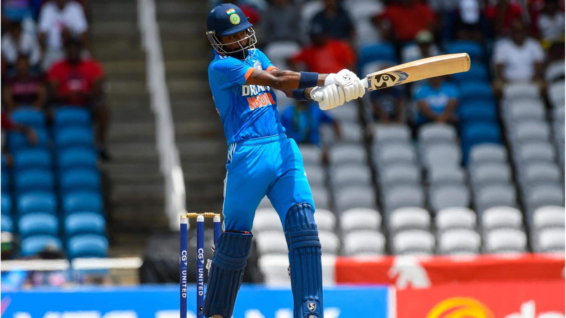 3rd ODI: India score 351/5 against WI; skipper Hardik shines 