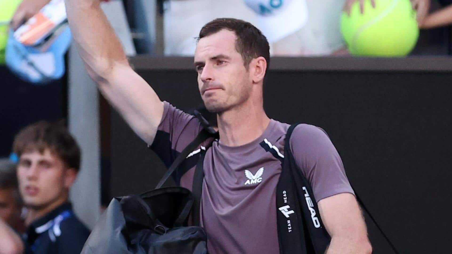 Australian Open 2024: Andy Murray knocked out in first round