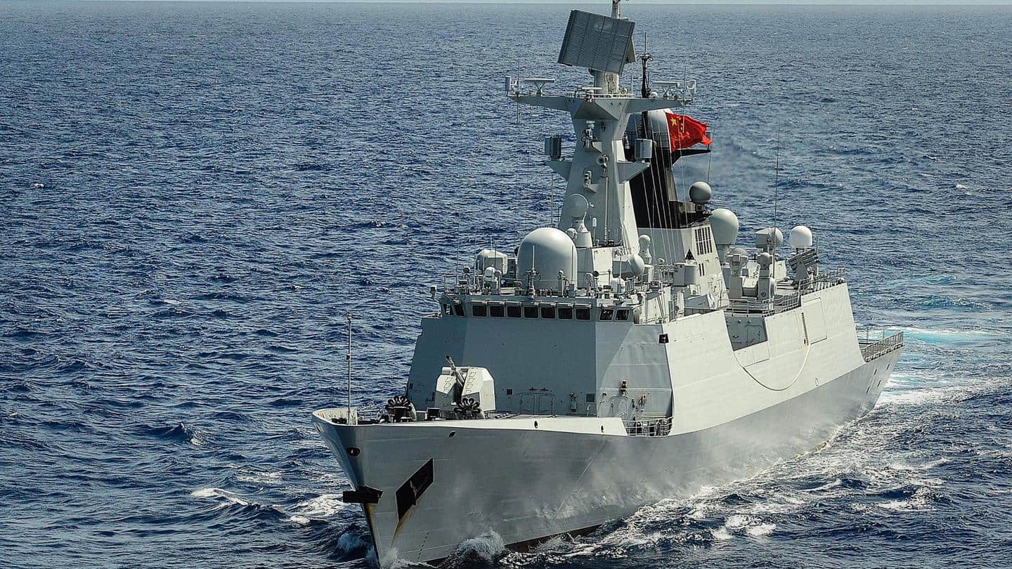 China delivers its most advanced warship to Pakistan